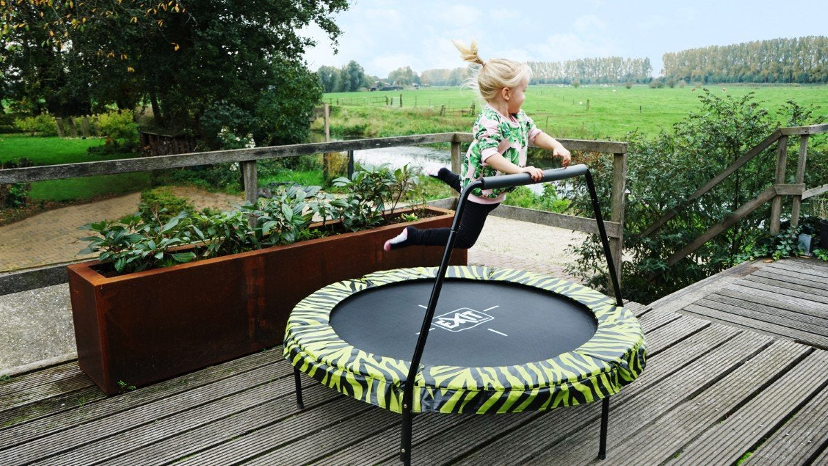 Tiggy junior trampoline met beugel ø140cm