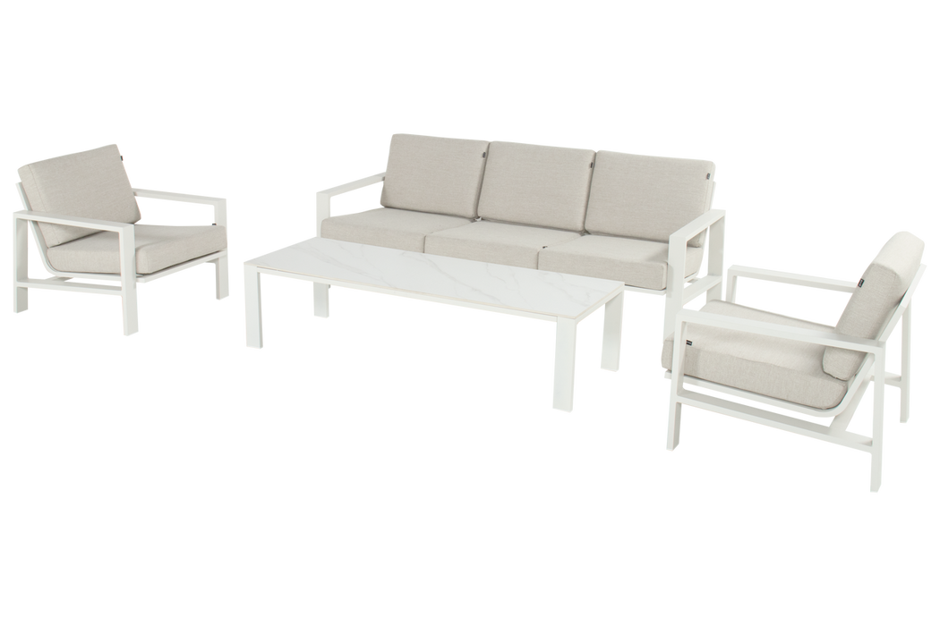 Marsala Lounge white Set Met tafel